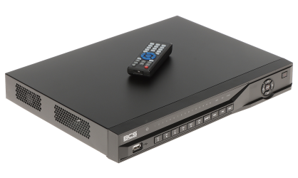 Rejestartor IP BCS-L-NVR3202-A-4KE - 32 kanałowy, obsługa kamer 8Mpx, podgląd online DMSS, IoT