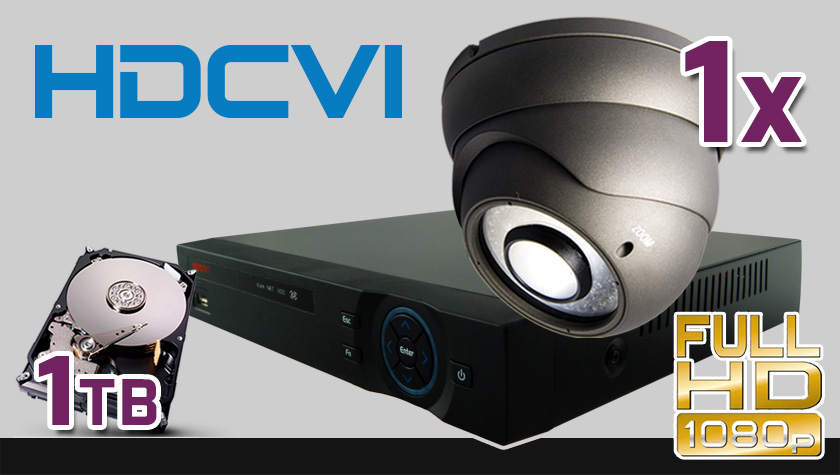 monitoring HDCVI 1x kamera ESDR-CV1220/2.8-12