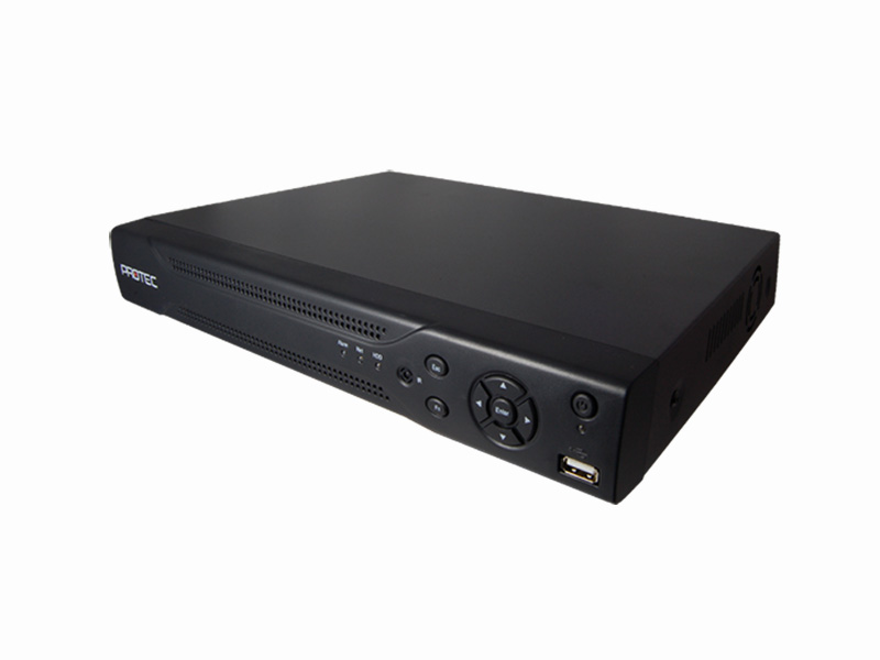 Rejestrator HD-CVI PR-HCR0401 4- kanałowy, 2 porty USB, obsługa 2 dysków SATA maks. 8TB