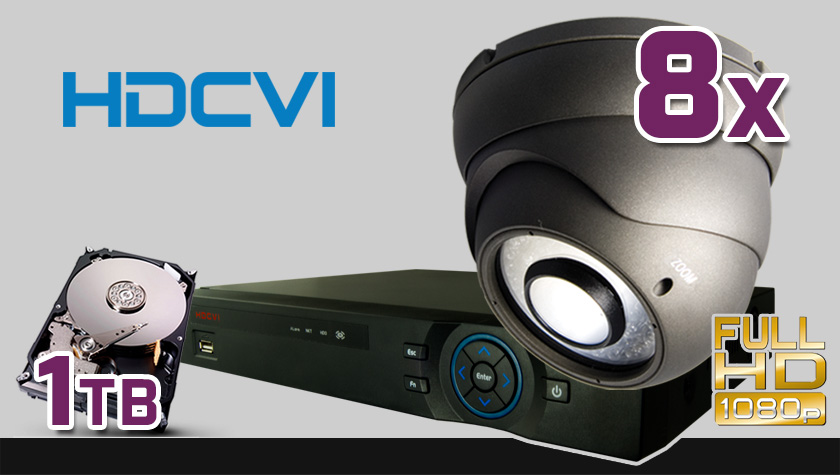 monitoring HDCVI 8x kamera ESDR-CV1220/2.8-12