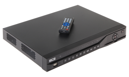 Rejestrator AHD / HDCVI / HD-TVI / PAL / TCP/IP BCS-L-XVR3202-V - 32 kanały, obsługa kamer 5 Mpx, podgląd online, obsługa 2× SATA 16TB