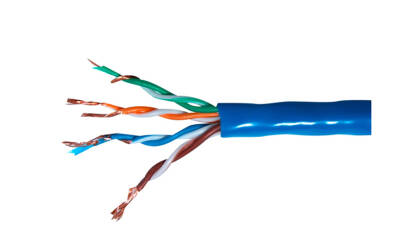 Kabel U/UTP kat.5e 4x2xAWG24 PVC niebieski