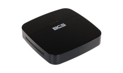 Rejestrator IP BCS-L-SNVR0401 - 4 kanałowy, obsługa kamer 12Mpx, podgląd online BCS Manager