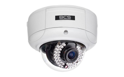 BCS-DMIP4300, kamera kopułowa IP, 3Mpix, 12V/AC24V, PoE, 3.3~12mm